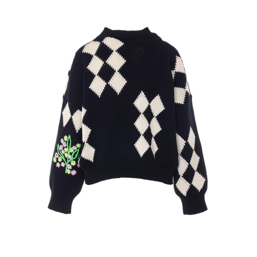 Essentiel Antwerp Women Jactori Jacquard Oversized Knit Sweater - Picture 2 of 4